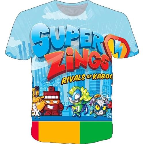 Superzings Party Time Childrens Day Birthday Gifts Boys O-neck T-shirts For Girls Clothes For Teens Tees Summer Short Sleeve