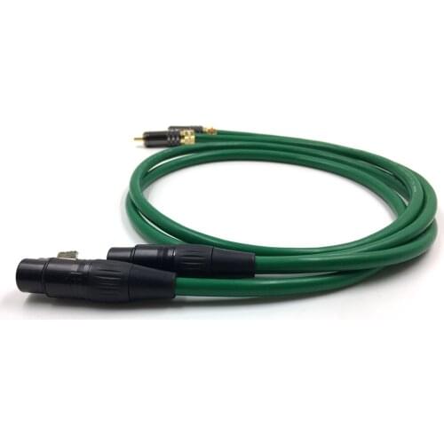 HIFI MCINTOSH 2328 RCA Male to XLR Male Female Cable 2 XLR to 2 RCA WBT-0144 Plug for Microphone Speaker