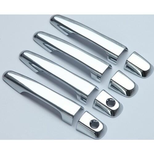 For Mitsubishi l200 triton 2006 - 2014 Chrome car door handle cover exterior accessories