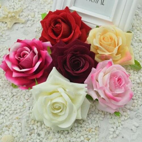 Artificial flowers Fake flowers simulation flowers roses silk wedding floral wedding car decoration wedding room sets wholesale