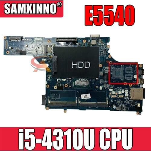 LA-A101P For Dell Latitude E5540 with i5-4310U Laptop motherboard CN-0K4XF7 0K4XF7 K4XF7 100% working