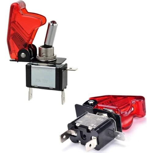 Hot sale 5 Color 12V 20A Racing Car Truck Moto Boat Cover LED Push Button Rocker Toggle Switch Control
