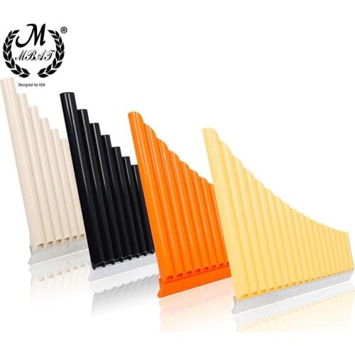 M MBAT 16 Pipes Pan Flute Panpipe with Carrying Bag Musical Wind Instrument for Beginner Student Kids Children Learning Gift