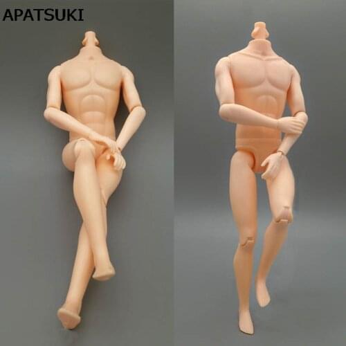 26cm Moveable 11 Jointed Boy Doll Body For Boyfriend Ken Male MAN Naked Body Prince Ken Nude Doll DIY Children Toys