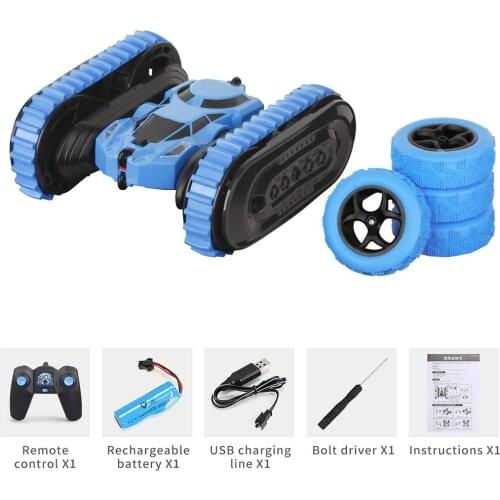 RC Car 2.4Ghz 4CH 1:16 Stunt Drift Deformation Car Radio Control Car 360 Degree Flip RC Vehicle Toys with LED Light
