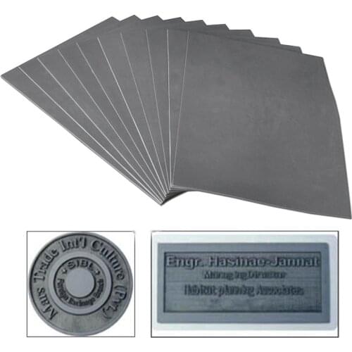 1pc Gray Laser Rubber Sheet Oil Abrasion Resistance Precise Printing Engraving Sealer Stamp A4 Size 297 x 211 x 2.3mm