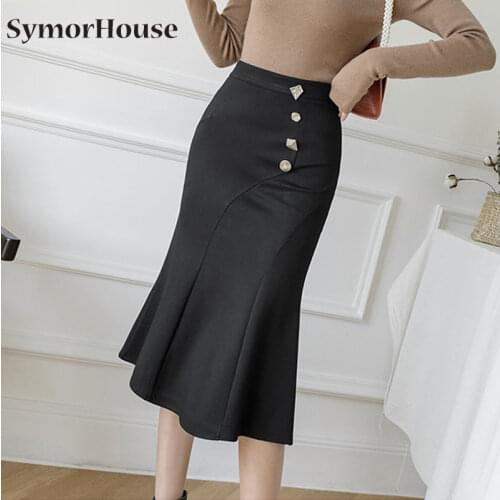 SymorHouse Pencil Skirts With Flowers