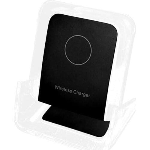Wireless Charger Vertical Wireless Charging Stand Removable Bracket with Charging Indicator Light 10W Fast Charging