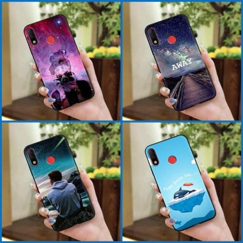 Waterproof Powerbank Phone Case For Tecno KB8/Spark3 Pro For Woman Anime Black Case Shockproof