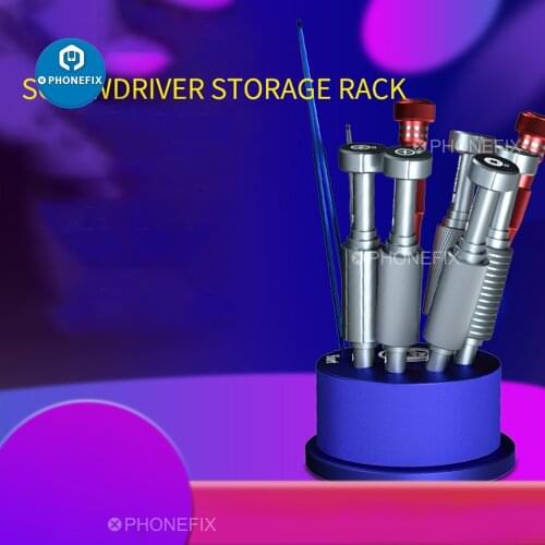 Mechanic iSort 360 Rotating Base 9-hole Socket Screwdriver Storage Box Tweezer Mounting Holder Mobile Phone Maintenance Toolbox