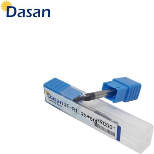 10PCS 5mm 6mm ENDMILS BALL CARBIDE HRC50 2F R2.5x5x50 Ball Nose Endmill Indexable Spiral CNC Woodworking Milling Cutter Tool