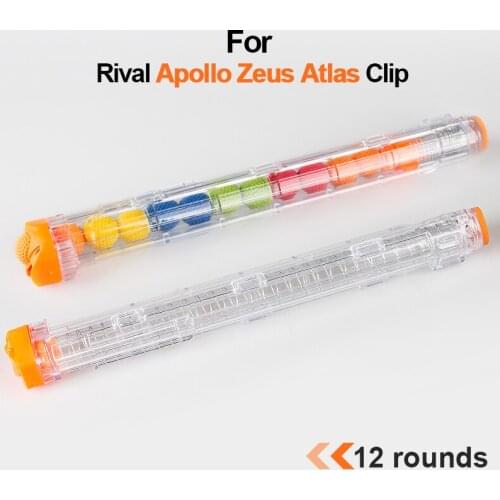 12 Gunshot Cartridge Bullet Clip For Nerf Rival Apollo XV-700 Ball Bullets for Rival Zeus Apollo Toy Gun Dart Series