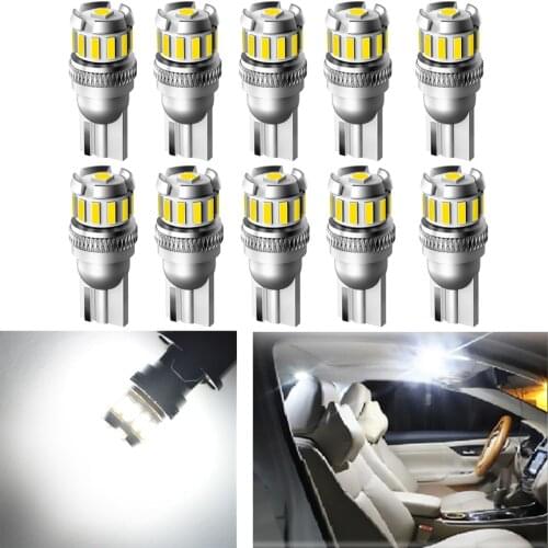 AUXITO W5W T10 LED Canbus Interior Car Lights For Ford Focus 2 3 MK2 MK4 MK1 Fiesta Fusion Ranger Kuga S-Max MK5 Mustang Escape