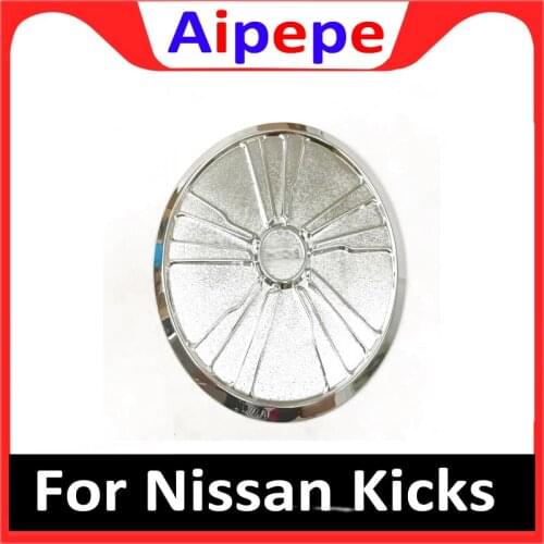 Car Accessories ABS Chromed Fuel Tank Cap Cover Trim Molding for Nissan Kicks 2017 Auto Styling