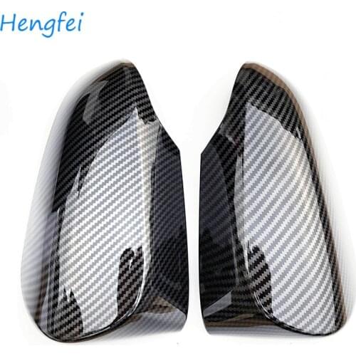 HengFei car accessories for Toyota ALTIS Corolla Levin Vios 2014~2019 Carbon fiber Rearview mirror cover Rearview mirror housing
