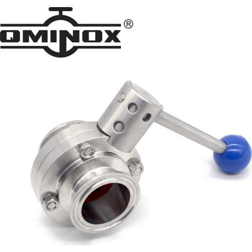 Economy Sanitary Tri Clamp Butterfly Valve SS304 Homebrew Butterfly Valve Optional: (+ 2x Clamp +2x Gasket)