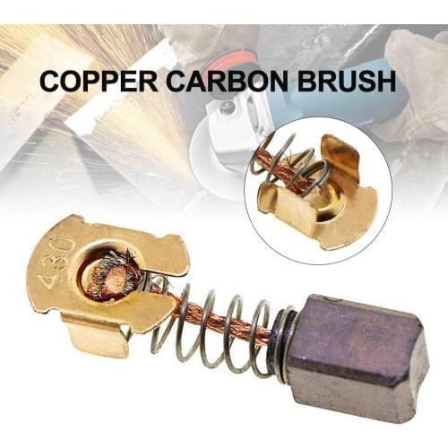 Electric Drill Carbon Brush Spare Part For Angle Grinder ElectricTool 6X10X15mm 3