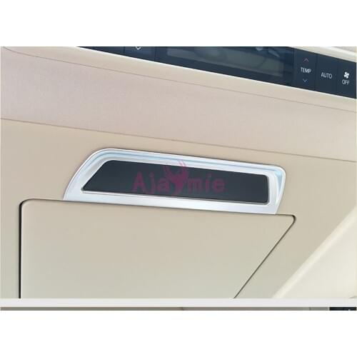 Chrome Car Styling Interior Auido Screen Cover Overlay Trim Panel For Toyota VELLFIRE 30 Alphard 2016-2019 Accessories