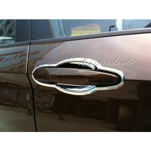 Chromed ABS Plastic Door handle Trim Cover Bowl For BMW E84 X1 10-13