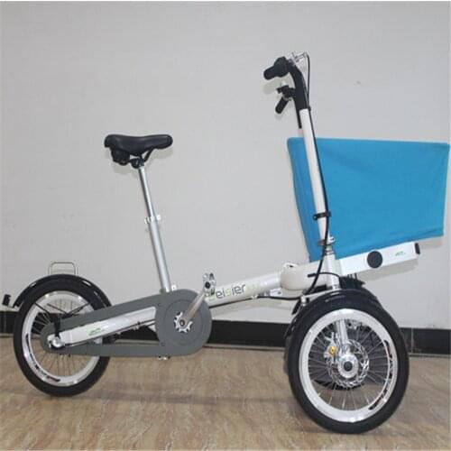Good Bikes Fashion Blue Shopping Basket Bike Car Cycling Traveling Shop Kid Bicycle Three Wheels Carriers Pushchair For Mom&Baby