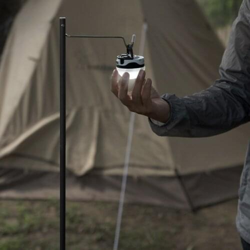 Multi-functional Shine Trip Outdoor Camp Folding Lamp Pole Set Classic Practical Aluminum Alloy Light Fixed Holder