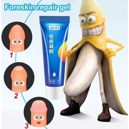 Male Foreskin Correction Gel Multifunction Foreskin Resistance Complex Penis Ring Prevent Phimosis Correction Sex Toys for Man