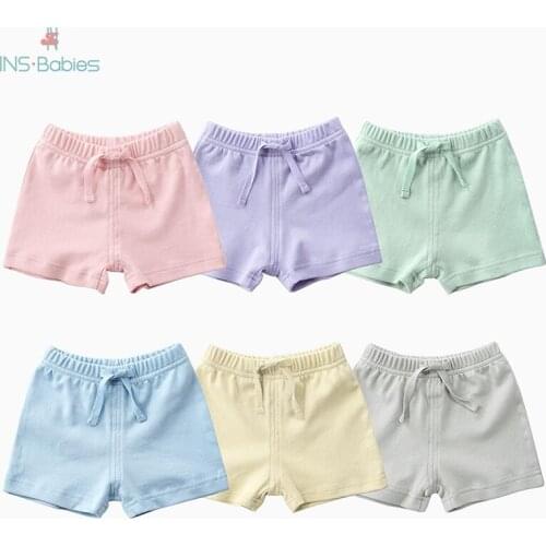 New Girls Summer Shorts for baby boys and girls Children Fashion Short Summer Cotton baby boys clothes candy color girl outfit