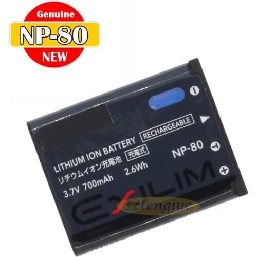 New Original NP-80 Battery for Casio EX-S5 EX-S7 EX-S8 EX-S9 EX-Z1 EX-Z2 EX-Z16 EX-Z27 EX-Z33 EX-Z35 EX-Z37 EX-Z88 EX-Z270