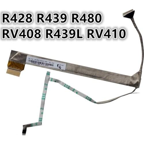 New Laptop LCD LED LVDS Video Screen Display Flex wire Cable For Samsung R428 R439 R480 RV408 R439L RV410