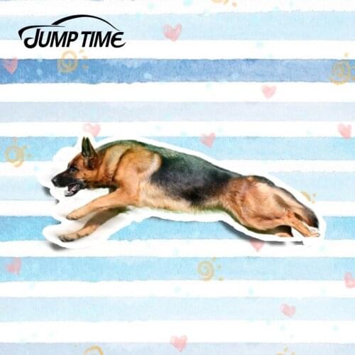 Jump Time 13cmx5.3cm Pet Dog Car Sticker Dogue de Bordeaux Vinyl Sticker Laptop Travel Luggage Moto Decor Waterproof Accessories