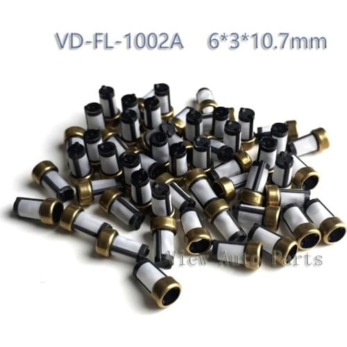 100pcs For Honda Car Fuel Injector Micro Basket Filter ASNU003 Injector repair kit Size 6*3*10.7mm VD-FL-1002A