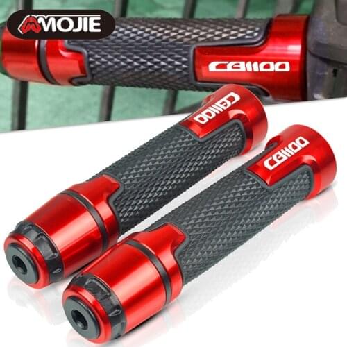 7/8" 22MM Motorcycle handlebar grip handle bar Motorbike handlebar grips FOR Honda CB1100 / GIO special 2013 2014 2015 2016 2017