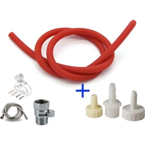 Silicone Enema Tube Nozzle Washing Enema Anal Cleansing Shower Tube Anal Douche Shower Ducha Anal Wash Bidet Shower Enema Hose