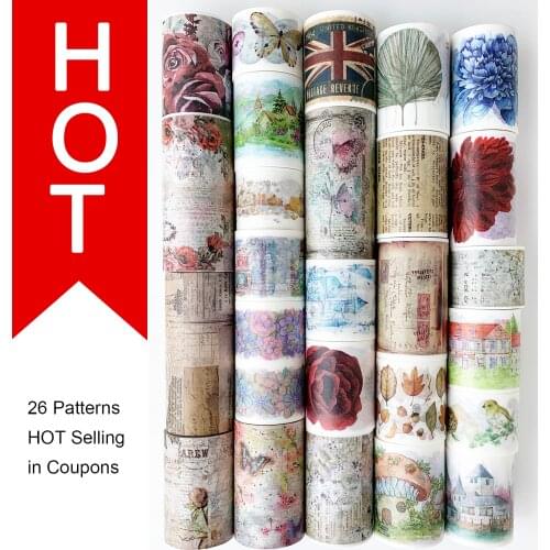 Free shipping washi tape,Techo tape,DIY craft masking tape,Scrapbook Diary gift,Many Coupons & flower patterns.HOT & SALE,30003