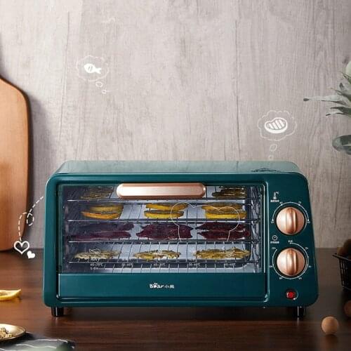 Bear 220V Dried Fruit Machine Dryer Food 10L Household Small Food Pet Snack Meat Dried Fruit Dried Fruit and Vegetable Air Dryer