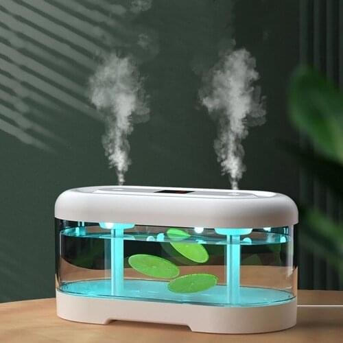 Xiaomi 2L Ultrasonic Air Humidifier Colorful Night Light Large Volume Aromatherapy Air Humidifier Wireless Household Use