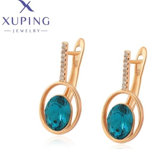 Xuping Jewelry Fashion New Arrival Lovely Style Crystals Earrings for Women Party Gift 810643263