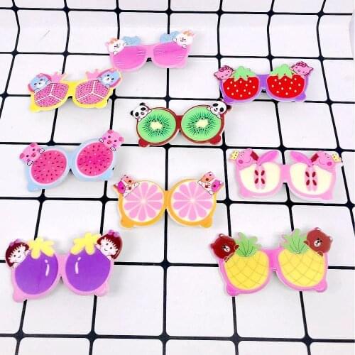 2020 New Dog Hair Cilp Cute Acrylic cartoon hair clip princess glasses pressure Hairpin Cats Accessories Clips Jewelry Hair Clip