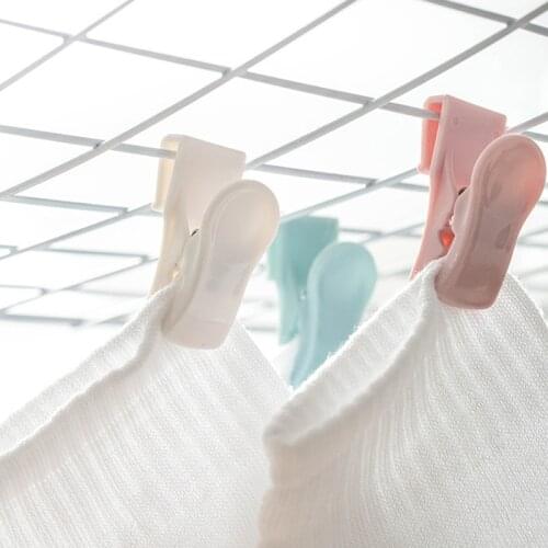 4PC Clothes Clip Seal Pour Food Storage Bag Clip Snack Kichen Items Organization Multifunction Refrigerator Sealer Accessories