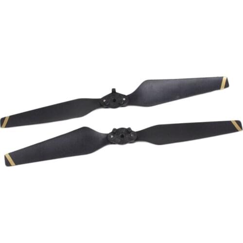 2 Pieces,Mavic pro 8330 Quick-release Folding Propellers prop for DJI Mavic Quadcopter Camera Drone Accessories - Yellow Stripe