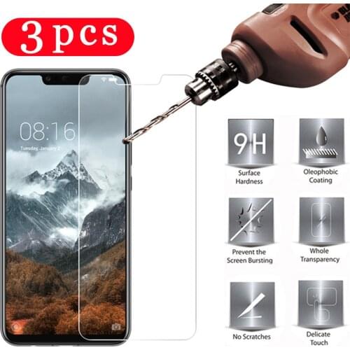3Pcs tempered glass for huawei p smart plus 2020 2019 2018 phone screen protector p smart pro Z S protective film smartphone