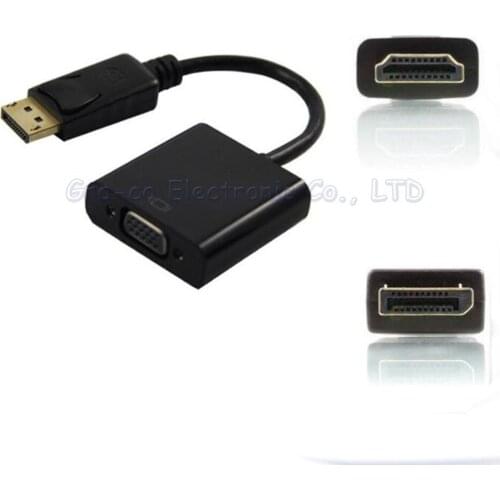 DisplayPort TO VGA Adapter DP TO VGA HD cable 20cm male to female