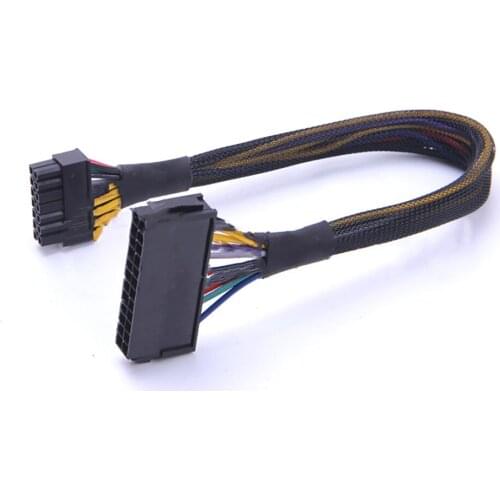 Computer Adapter Standard Power Supply To for Lenovo Motherboard for Ibmq77 B75 24P To 14P Computer Peripheral Adapter