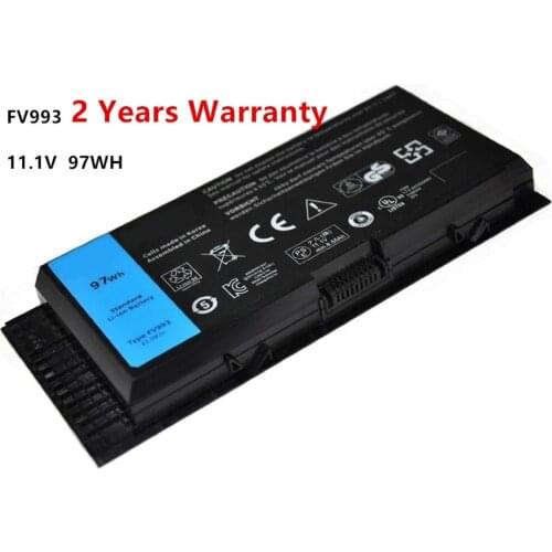 11.1V 97WH FV993 Laptop Battery For DELL Precision M6600 M6700 M6800 M4800 M4600 M4700 Notebook