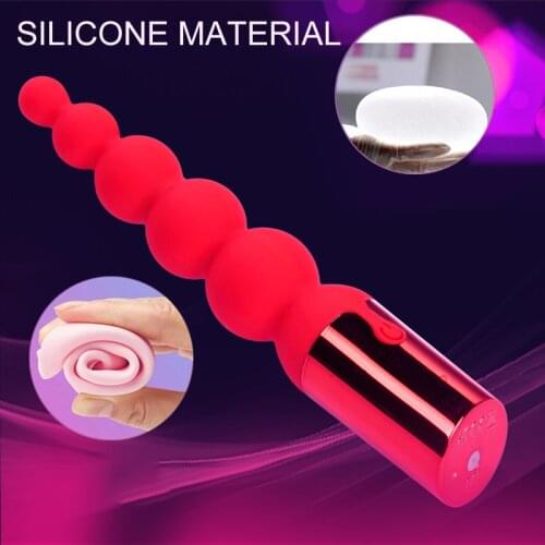 Anal Beads Vibrator Clitoral Vibration G-spot Toys Vibrating Vaginal Anal Stimulator Breast Nipple Massager Sex Toys For Woman