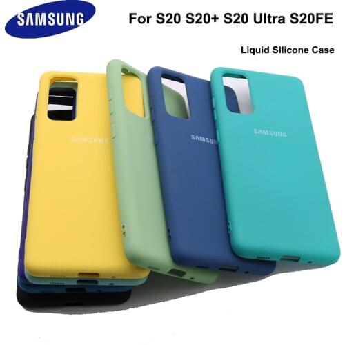 For Samsung Galaxy S20 S20 Plus S20 Ultra Case Soft Liquid Silicone Shockproof Soft Case For Galaxy S20FE Protection Cover Case
