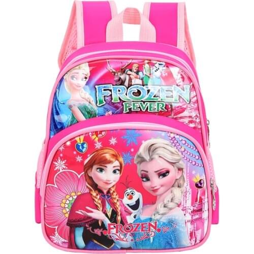 Disney Frozen Elsa Anna princess Spiderman childrens backpack kids school bag kindergarten girls Cute schoolbag