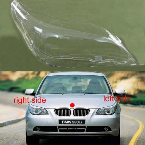 For 2004 2005 2006 2007 2008 2009 2010 BMW E61 E60 5 Series 520 523 525 530i Headlamp Cover Glass Lampshade Headlight Shell