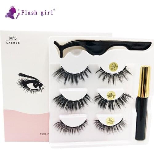 Flash girl Eyelash Set