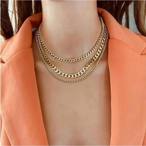 HaHaGirl Bohemian Laryered Gold Necklaces For Women Multilayer Fashion Pearl Pendants Necklace Chokers Trendy New Jewelry Gift